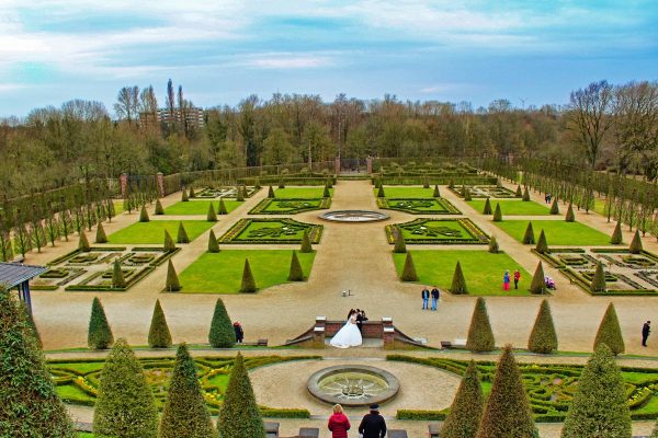 Das Foto zeigt den Klostergarten in Kamp-Lintfort