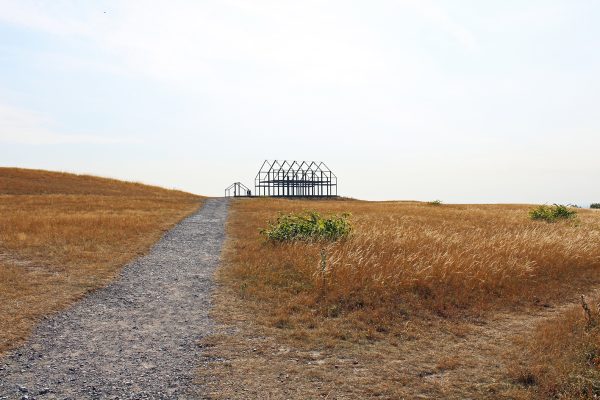 Das Bild zeigt das Hallenhaus auf der Halde Norddeutschland.