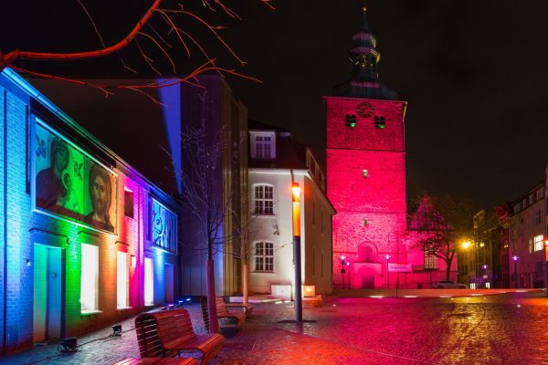 Das Bild zeigt die Veranstaltung "Recklinghausen leuchtet"
