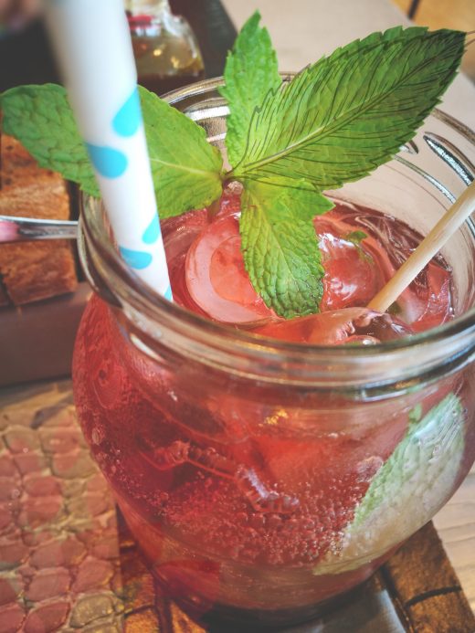 Das Foto zeigt eine Limonade in der Küppersmühle