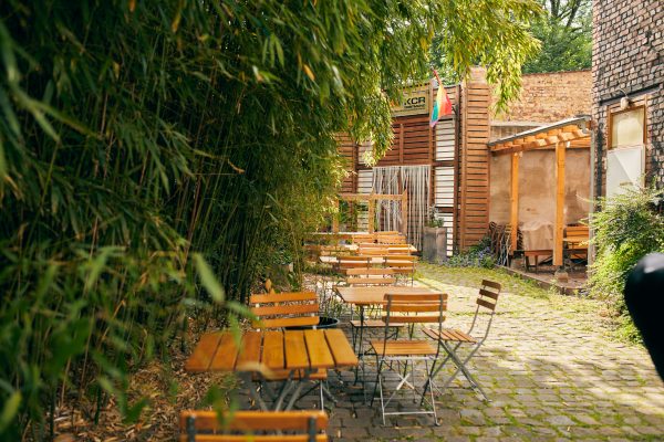 Das Bild zeigt den Innenhof des Fabulose in Dortmund