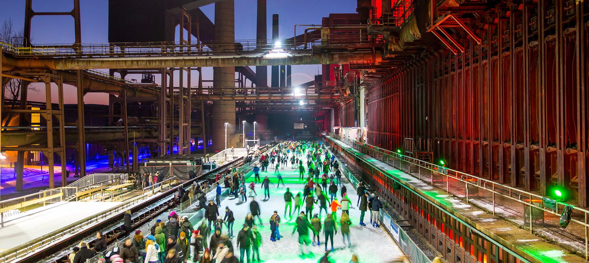 Mein Wintertipp fürs Ruhrgebiet – Eislaufspaß vor einzigartiger  Industriekulisse