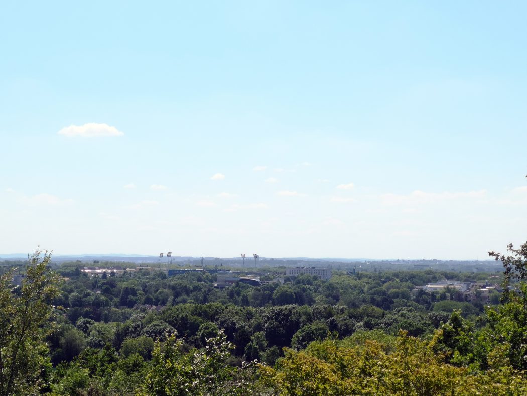 Das Bild zeigt die Aussicht vom Tippelsberg