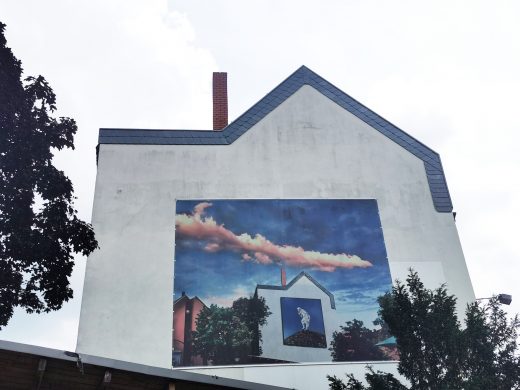 Das Foto zeigt das Künstlerviertel Hamms rund um die Martin-Luther-Straße