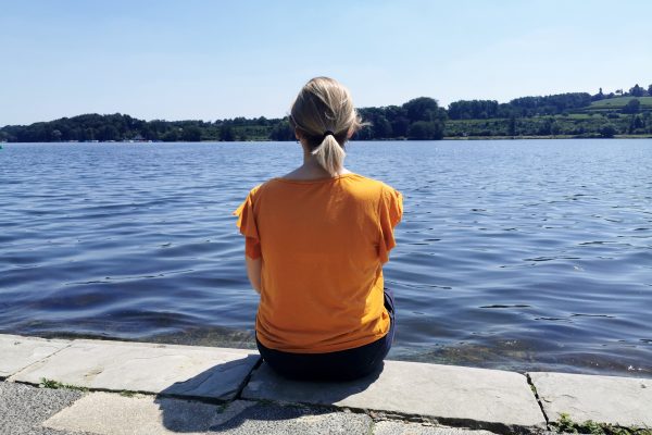 Das Foto zeigt Katalina am Seaside Beach Baldeney in Essen