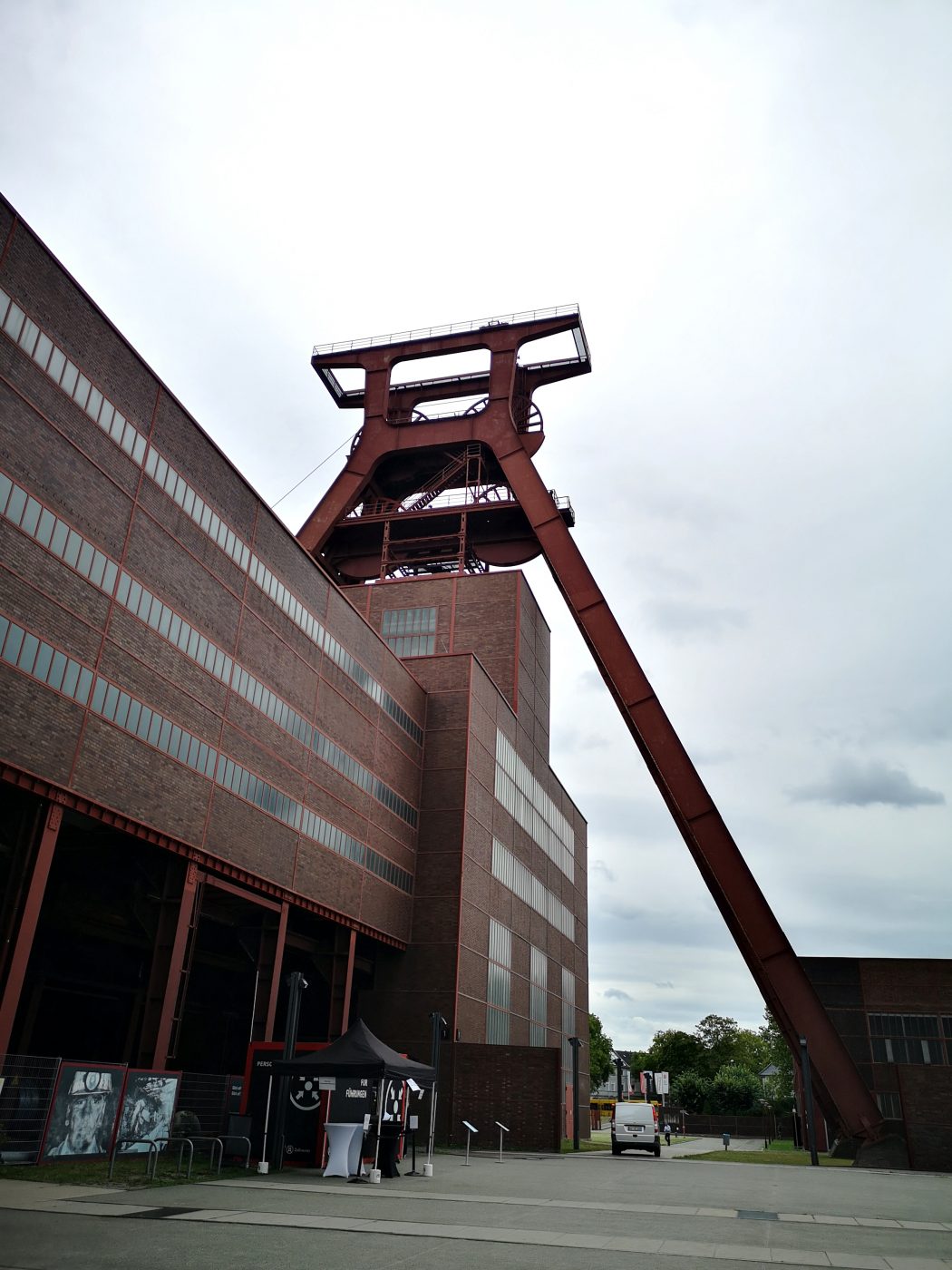 Das Bild zeigt den Doppelbock auf Zollverein