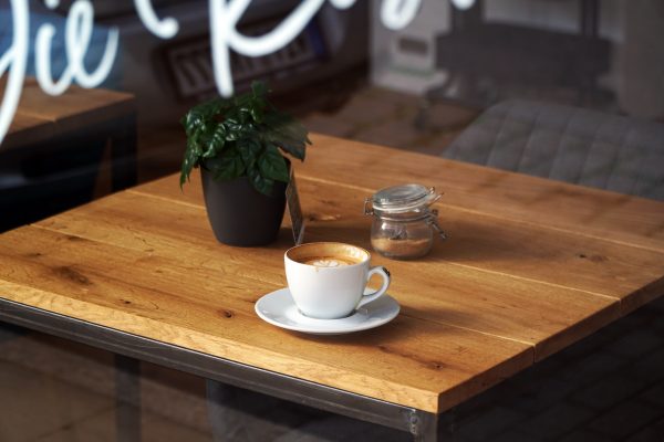 Das Foto zeigt einen Cappuccino im Café Kijami in Witten