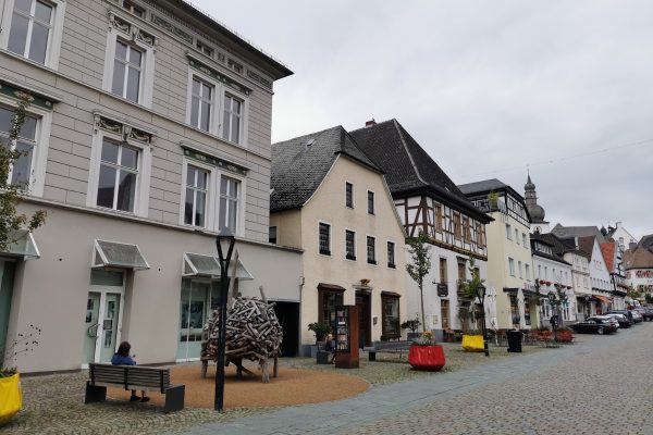 Das Foto zeigt den historischen Stadtkern von Arnsberg...