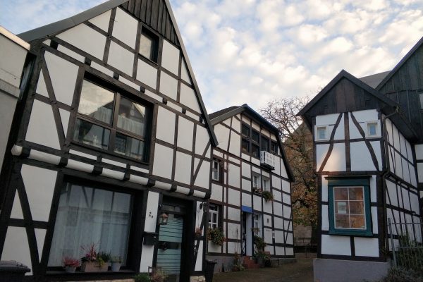 Das Foto zeigt das Nicolaiviertel in der historischen Altstadt von Unna