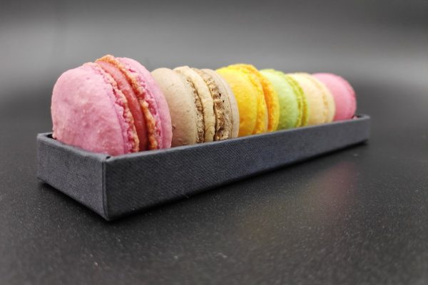 Das Foto zeigt Macarons der Confiserie Harmonie