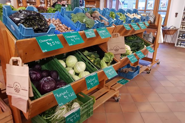 Das Foto zeigt Gemüse im Schwafheimer Hofladen in Moers