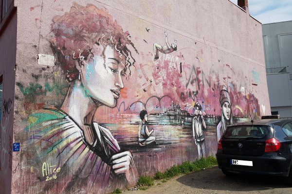 Das Foto zeigt Streetart in Dortmund