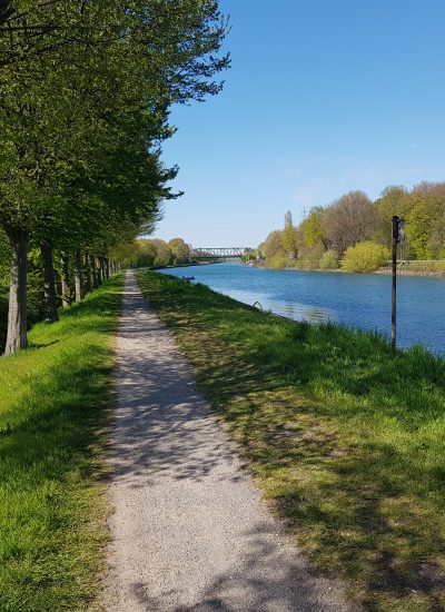 Das Foto zeigt den Kanal in Dortmund