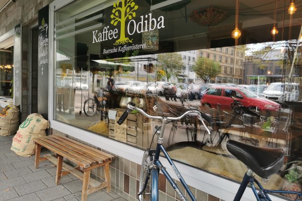 Das Foto zeigt die Kaffeerösterei ODIBA in Gelsenkirchen von außen