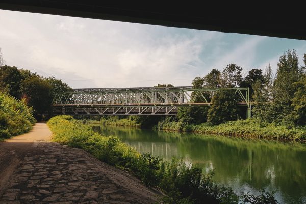 Das Foto zeigt den Rhein-Herne-Kanal