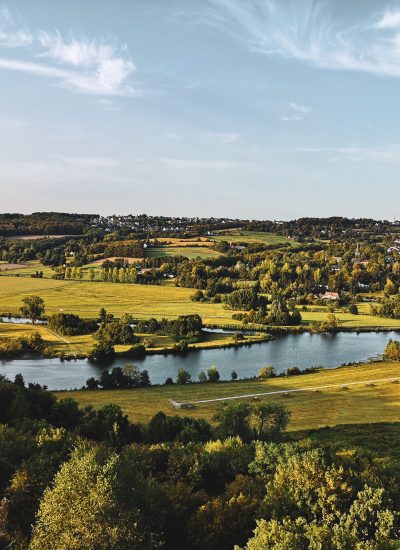 Das Bild zeigt den Blick von der Burg Blankenstein