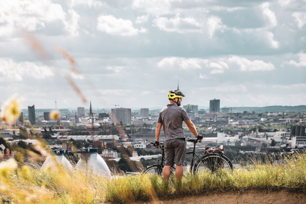 Das Bild zeigt den Blick auf die Stadt Dortmund