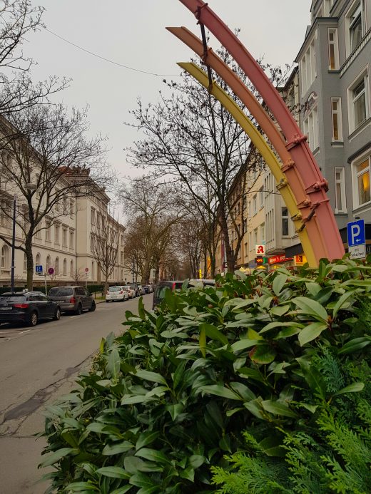 Das Foto zeigt ehemalige Stahl Brammen im Kaiserviertel in Dortmund