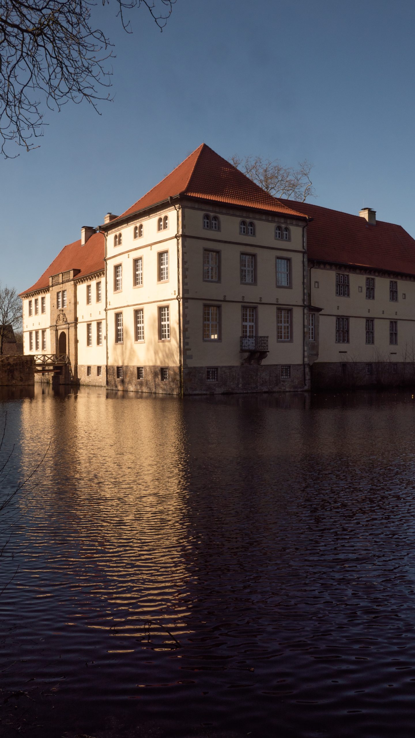 Das Bild zeigt das Schloss Strünkede in Herne