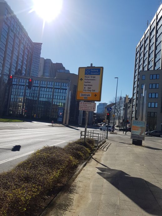 Das Foto zeigt Gebäude in Essen