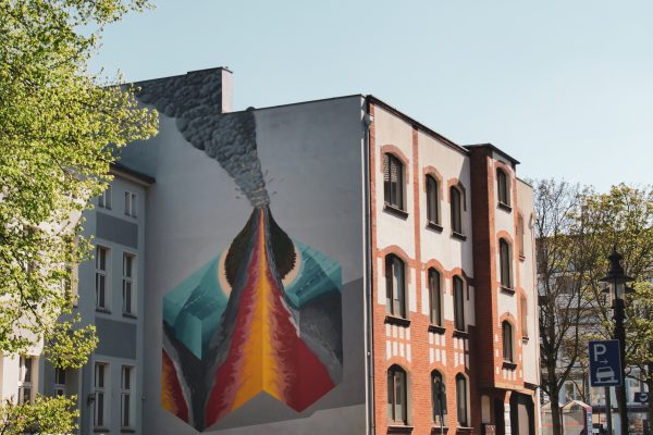Das Bild zeigt Grafitti in Duisburg