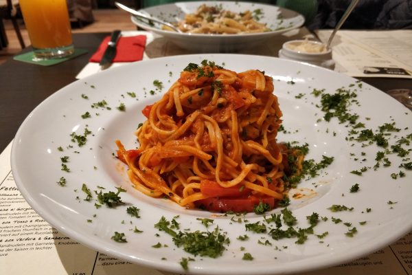 Das Foto zeigt Pasta im Restaurant Pasta viva la mamma in Bochum