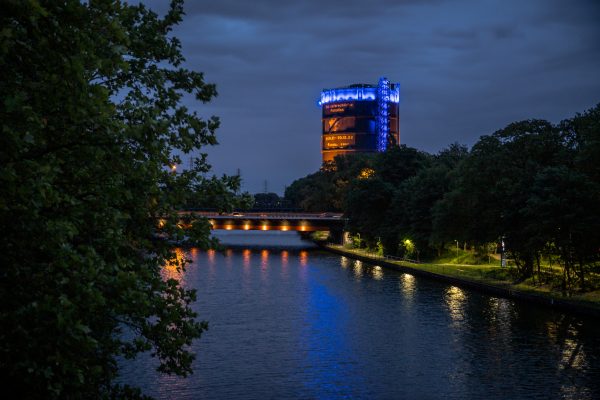 Das Bild zeigt den Gasometer Oberhausen