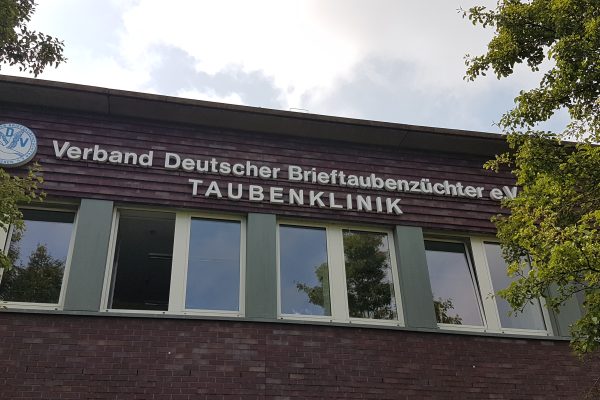 Das Foto zeigt den Verband Deutscher Brieftaubenzüchter am ZollvereinSteig