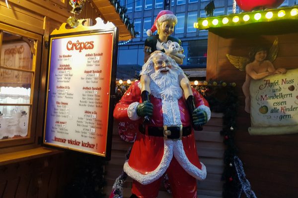 Das Foto zeigt einen Stand auf der Bochumer Weihnacht