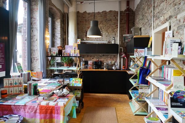 Das Foto zeigt die Buchhandlung Busch imBUSCH im Kortländer Kiez in Bochum