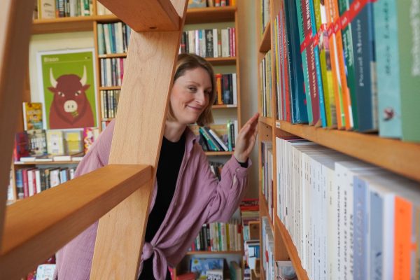 Das Foto zeigt die Buchhandlung Busch imBUSCH im Kortländer Kiez in Bochum