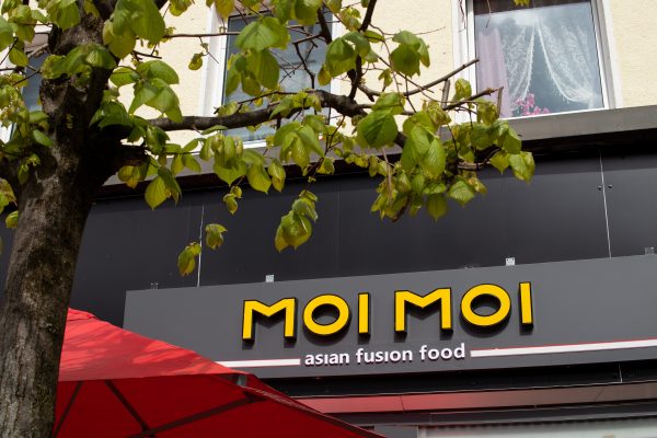 Das Foto zeigt das Restaurant MoiMoi im Wallviertel in Mülheim an der Ruhr