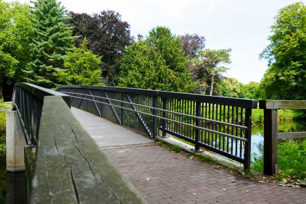 Das Bild zeigt die Brehminseln in Essen-Werden