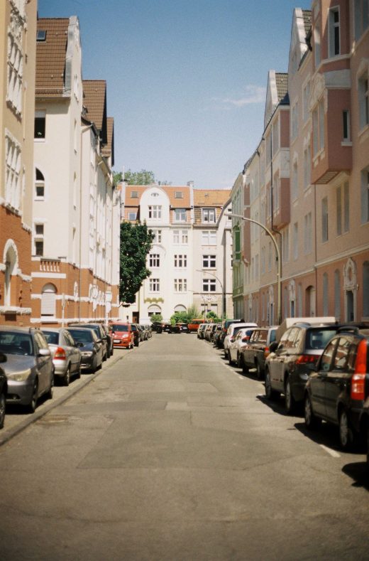 Das Foto zeigt das Kreuzviertel in Dortmund, das Nina bei ihrer Fototour mit der Analogkamera fotografiert hat