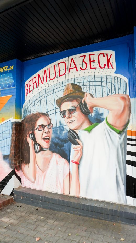 Das Foto zeigt ein Graffitti des Bermuda3Ecks in Bochum
