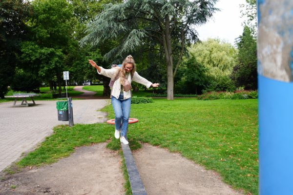 Das Foto zeigt den Stadtgarten im Südviertel Essen