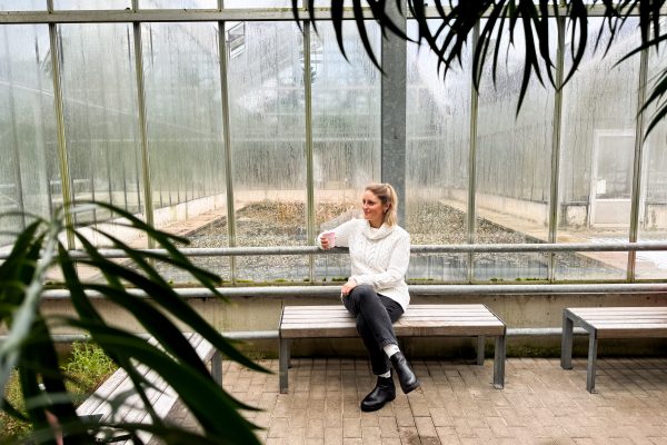 Das Foto zeigt das Savannenhaus im Botanischen Garten der Ruhr-Universität Bochum