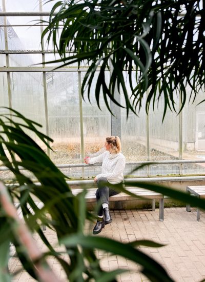 Das Foto zeigt das Savannenhaus im Botanischen Garten der Ruhr-Universität Bochum