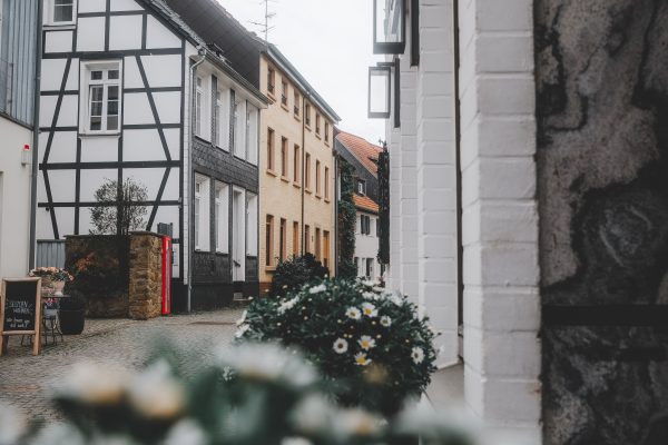 Das Foto zeigt die Altstadt von Essen-Werden