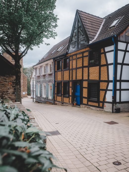 Das Foto ziegt die Altstadt von Hattingen-Blankenstein.