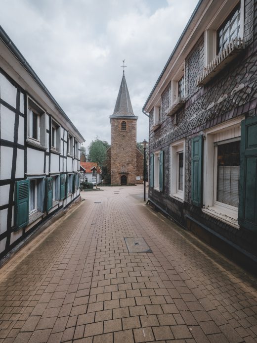 Das Foto ziegt die Altstadt von Hattingen-Blankenstein.