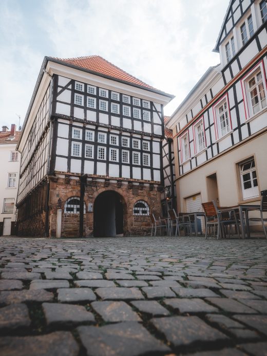 Das Foto ziegt die Altstadt von Hattingen