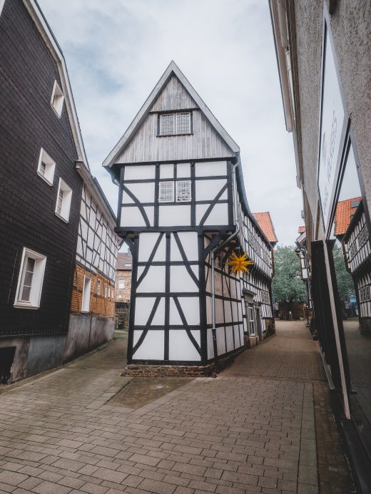 Das Foto ziegt die Altstadt von Hattingen