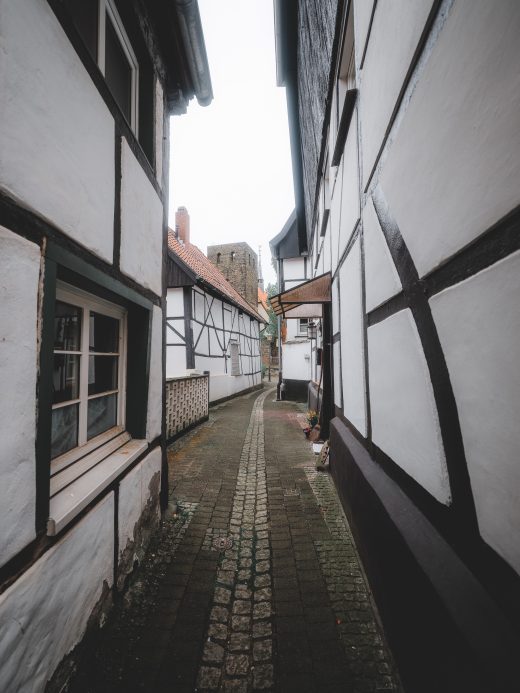 Das Foto zeigt das Alte Dorf Westerholt in Herten