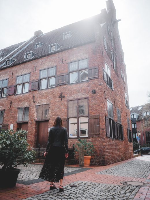 Das Foto zeigt die Altstadt von Moers