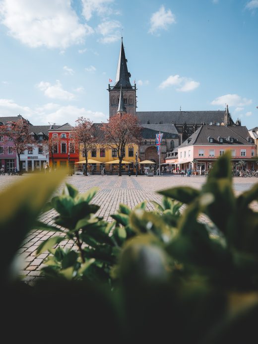 Das Foto zeigt die Altstadt von Xanten