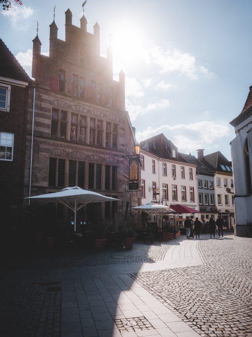 Das Foto zeigt die Altstadt von Xanten