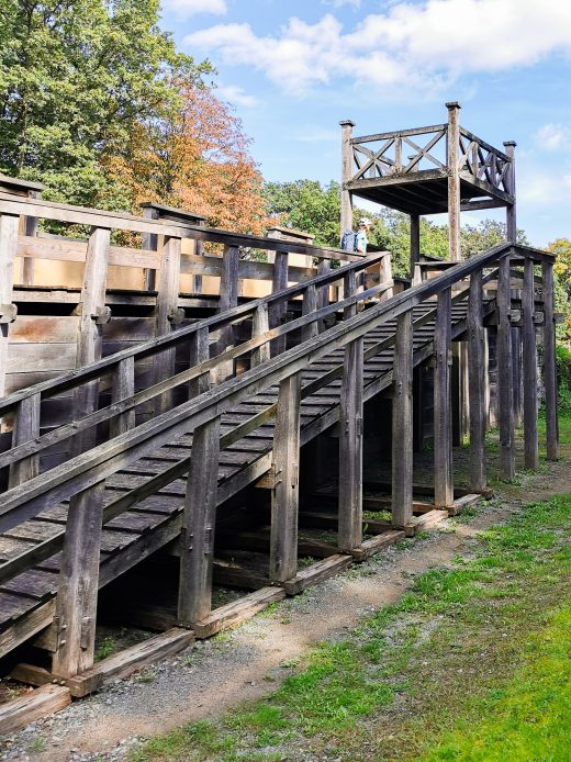 Das Foto zeigt den Römerpark Bergkamen an der Römer-Lippe-Route