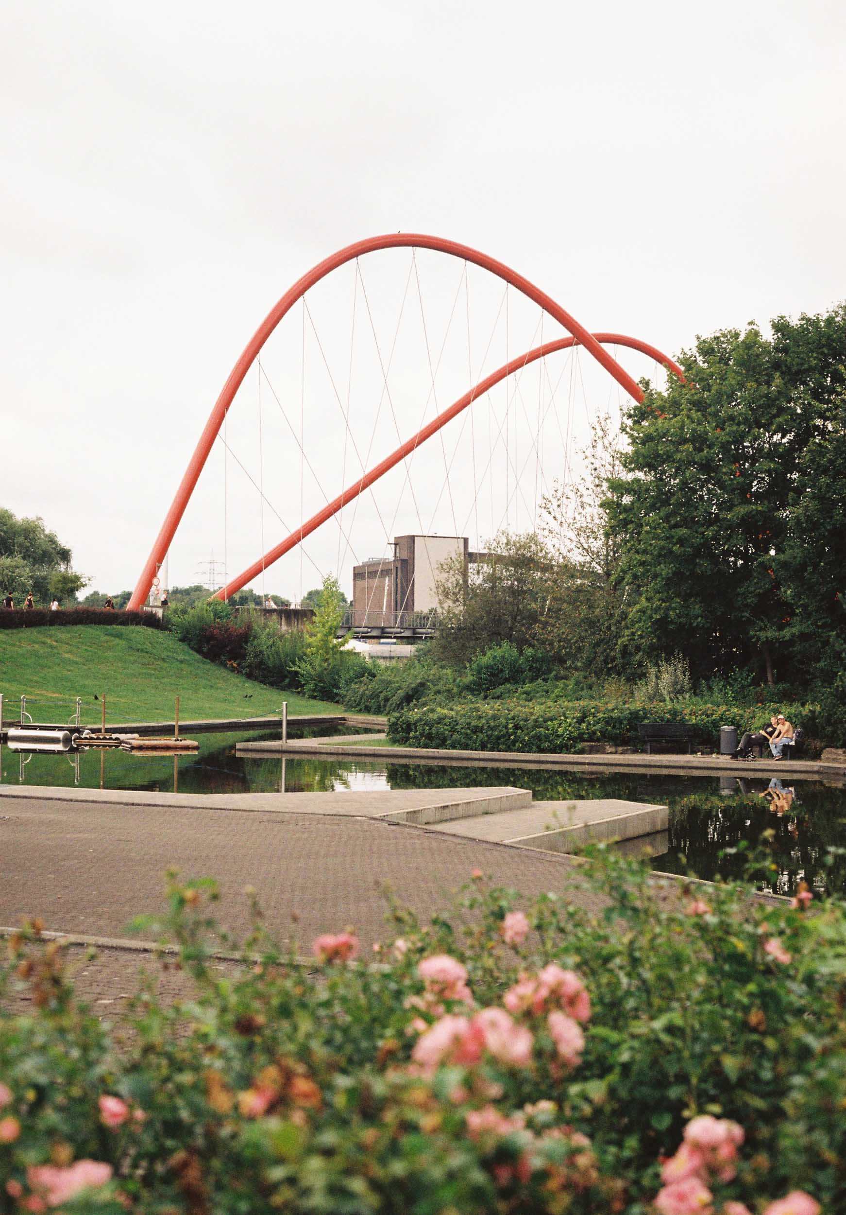 Das Foto zeigt den Nordsternpark in Gelsenkirchen.