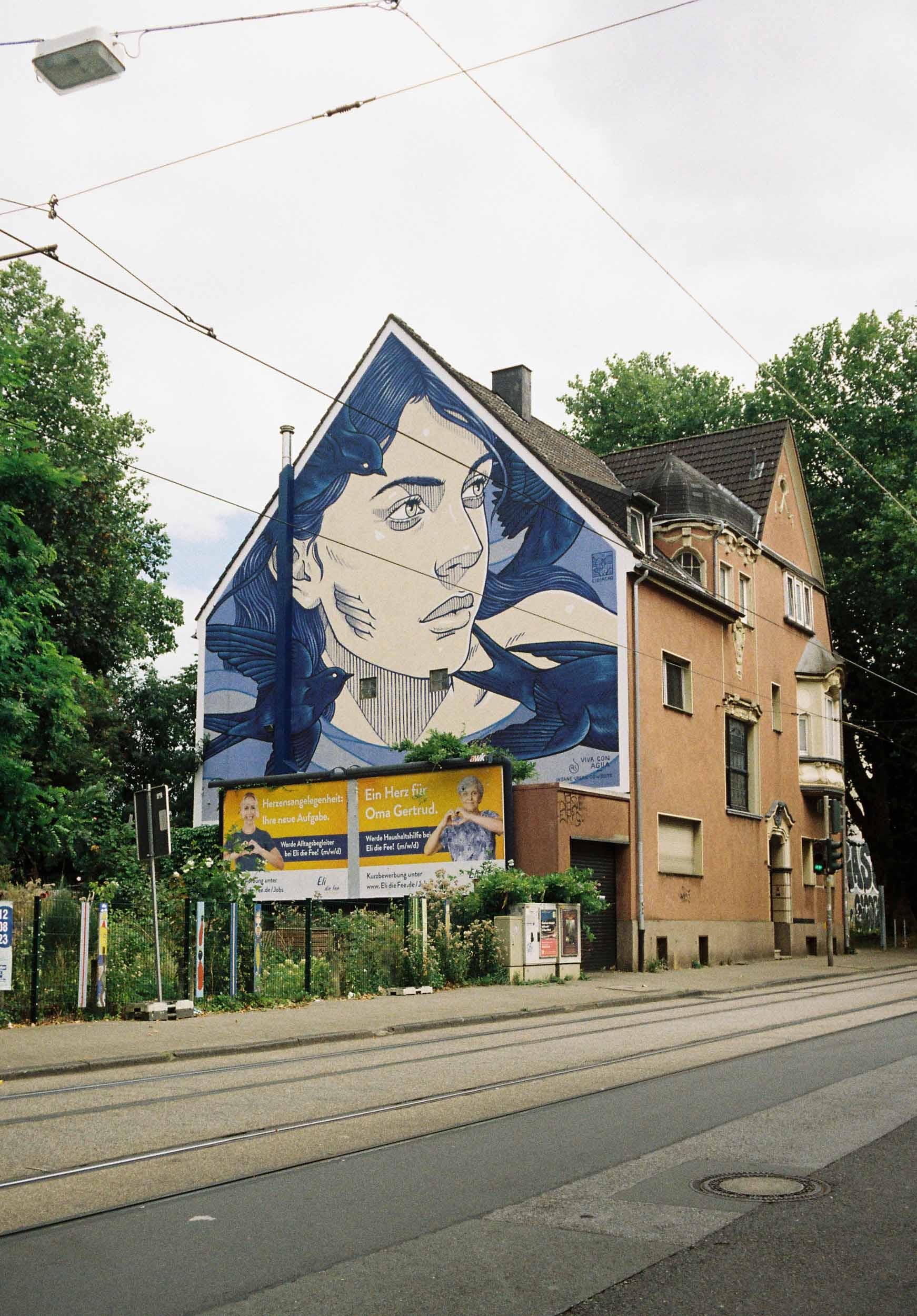 Das Foto zeigt eine Graffiti-Wand in Gelsenkirchen Ückendorf.